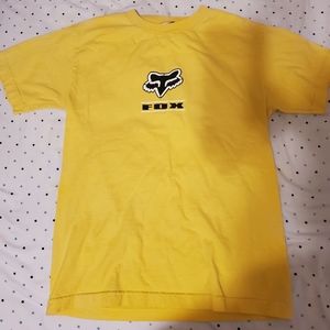 Fox Mens Yellow Tee